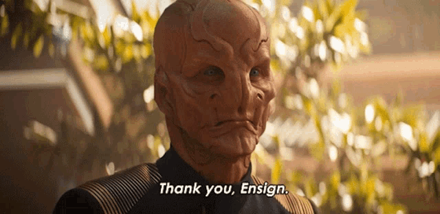 Thank You Ensign Doug Jones GIF - Thank You Ensign Doug Jones Saru GIFs