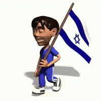 Israel Flag GIF - Israel Flag Walking GIFs