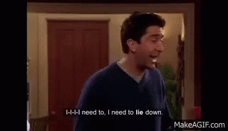 Ross Stressed GIF - Ross Stressed Lie Down GIFs