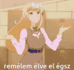 a cartoon of a girl with the word kys on her head