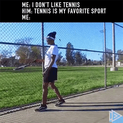 Tennis Suddenly Like Tennis GIF - Tennis Suddenly Like Tennis Sassy GIFs