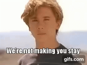 Not Making You Stay Go GIF - Not Making You Stay Stay Go GIFs