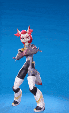 a cartoon character is dancing in front of a cross