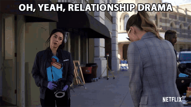 Oh Yeah Relationship Drama GIF - Oh Yeah Relationship Drama Ella Lopez GIFs