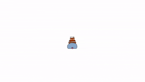 a cartoon character with a speech bubble saying rat sounds