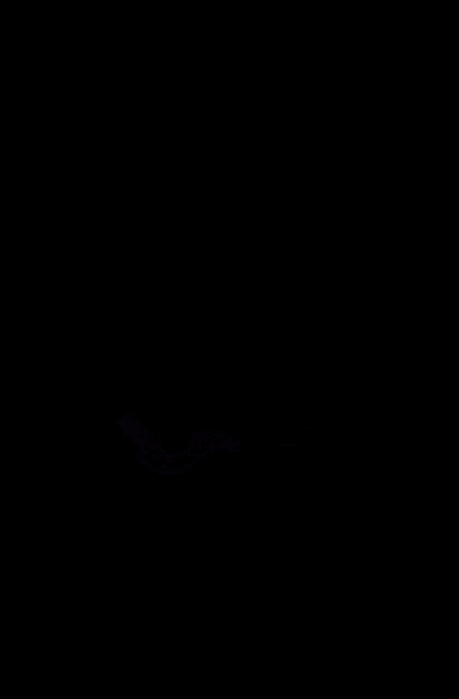 it looks like a toothbrush with a blue and purple glow coming out of it on a black background .