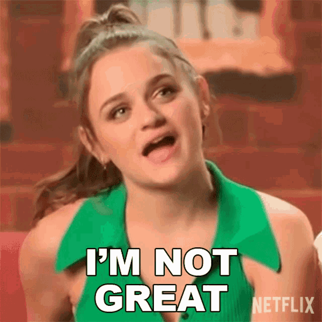 Im Not Great Joey King GIF - Im Not Great Joey King Nailed It Double Trouble GIFs