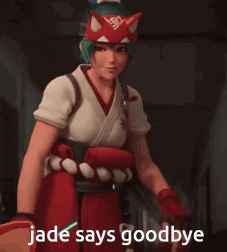 Jade Goodbye Jade Says Goodbye GIF - Jade Goodbye Jade Says Goodbye Goodbye GIFs