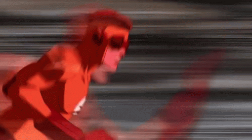 Kid Flash Run GIF