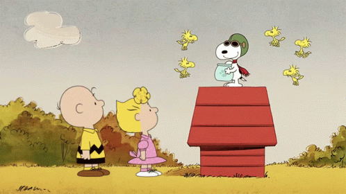 Giving Out Cookies Snoopy GIF