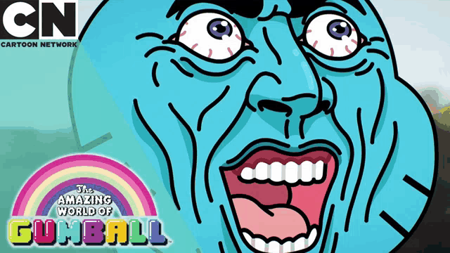 Gumball Blink GIF - Gumball Blink Staring At You GIFs
