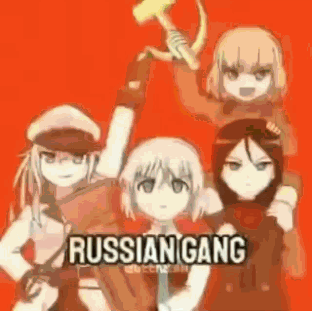 Russian Gang Anime GIF - Russian Gang Anime GIFs