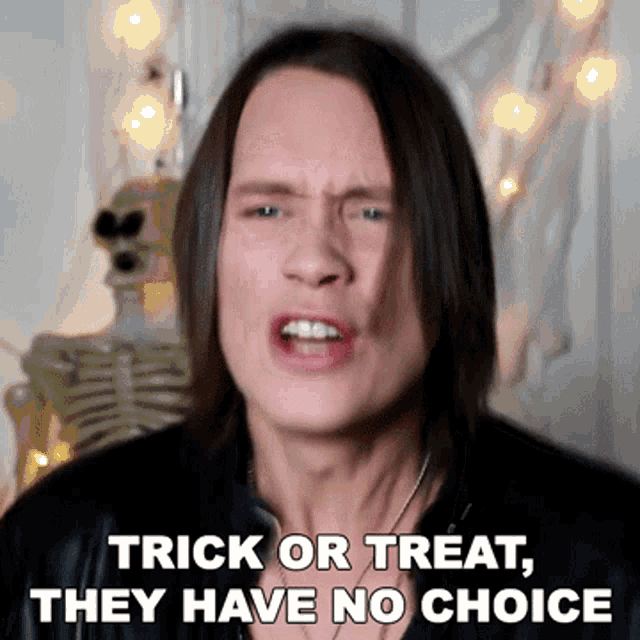Trick Or Treat They Have No Choice Pellek GIF - Trick Or Treat They Have No Choice Pellek Halloween Song Cover GIFs