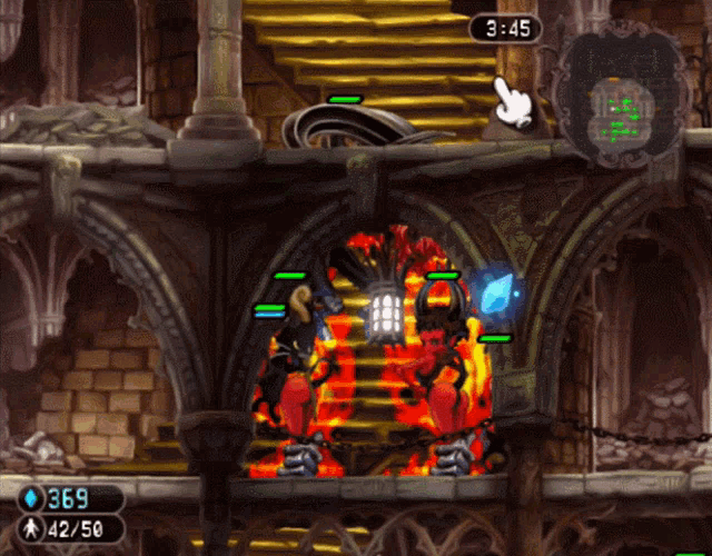 a screenshot of a video game shows a monster and the time 3:48