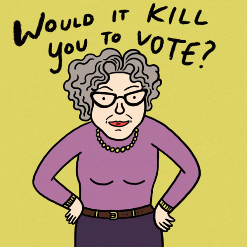 Would It Kill You To Vote Vote GIF - Would It Kill You To Vote Vote Jew GIFs