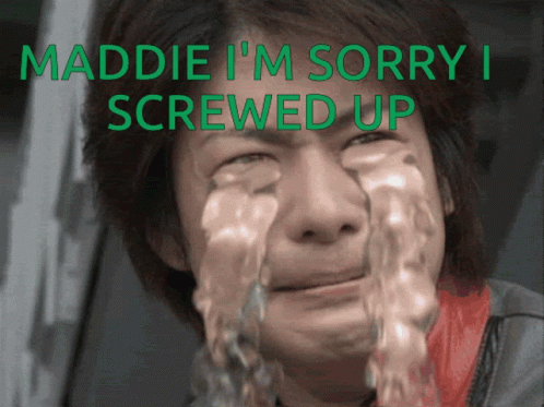 Sorry Cry GIF - Sorry Cry Maddie GIFs