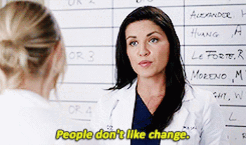Greys Anatomy Eliza Minnick GIF - Greys Anatomy Eliza Minnick People Dont Like Change GIFs