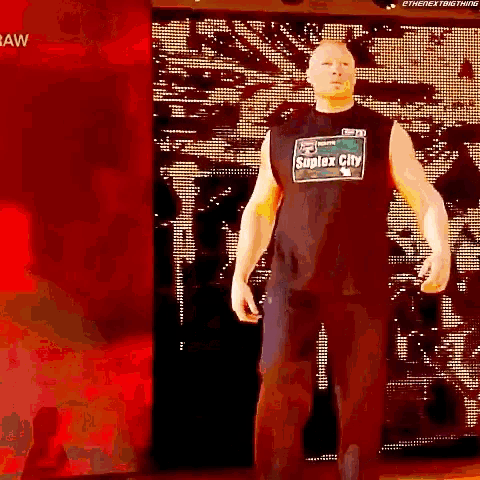 Brock Lesnar Entrance GIF - Brock Lesnar Entrance Paul Heyman GIFs