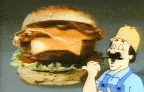 Cartoon Cheeseburger GIF - Burger GIFs