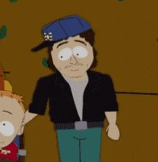 a cartoon character wearing a new york yankees cap