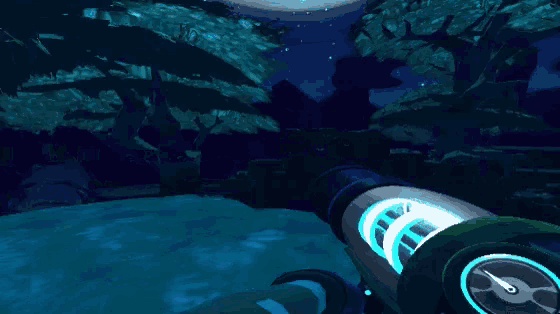a video game shows a person holding a cannon and a compass