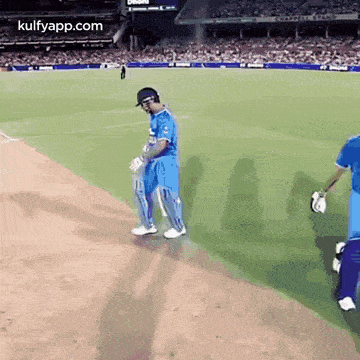 Missing In Blue.Gif GIF - Missing In Blue Dhoni Gif GIFs