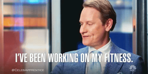 Ive Bee Working On My Fitness GIF - Workout Muscles Carson Kressley GIFs