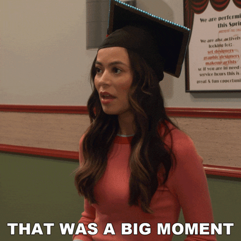 That Was A Big Moment Carly Shay GIF - That Was A Big Moment Carly Shay Miranda Cosgrove GIFs
