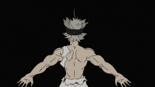 a drawing of a man with his arms outstretched in front of a flock of birds