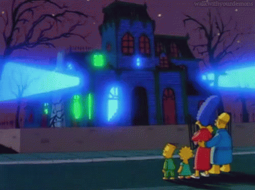 Simpsons Horror GIF - Simpsons Horror House GIFs