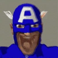 a pixel art of a man wearing a captain america costume