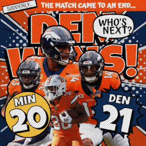 Denver Broncos (21) Vs. Minnesota Vikings (20) Post Game GIF - Nfl National Football League Football League GIFs