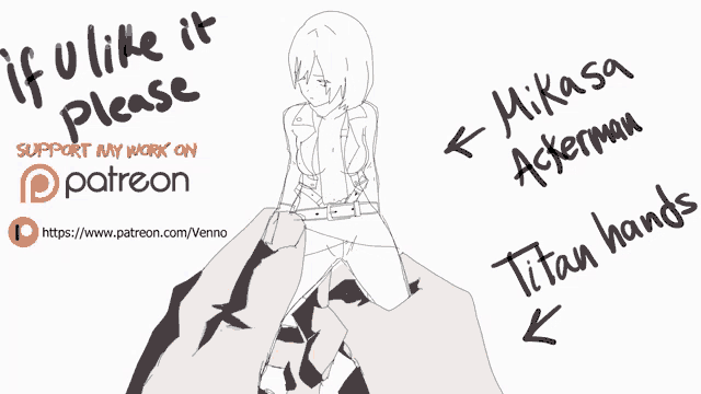 a drawing of a girl sitting on a rock with the words if u like it please