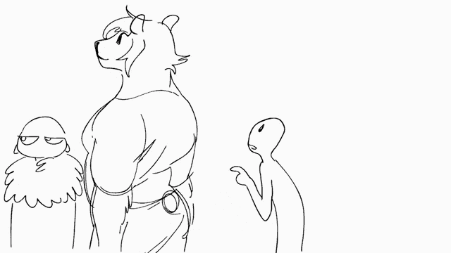 a black and white drawing of a lion holding a baby