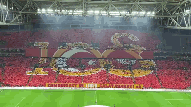Galatasaray Kareografi Nef Stadyumu GIF - Galatasaray Kareografi Kareografi Nef Stadyumu GIFs
