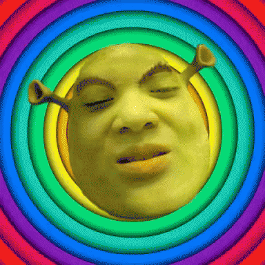 Rainbow Shrek Spin GIF - Rainbow Shrek Spin Spinning GIFs