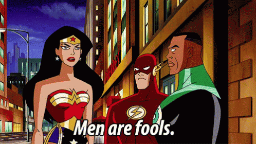 Men Are Fools - Wonder Woman GIF - Fool Fools Men Are Fools GIFs