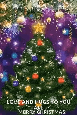 a christmas tree with a star on top of it