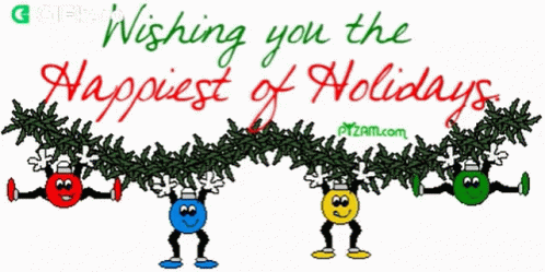 Wishing You The Happiest Of Holidays Gifkaro GIF - Wishing You The Happiest Of Holidays Gifkaro Merry Christmas GIFs