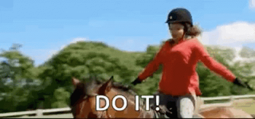 Do It Horse GIF - Do It Horse Horse Back Ride GIFs