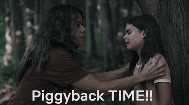 Piggyback Time Jill GIF - Piggyback Time Jill Matilda GIFs