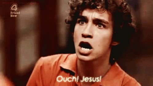Ouch GIF - Misfits Nathan Young Robert Sheehan GIFs
