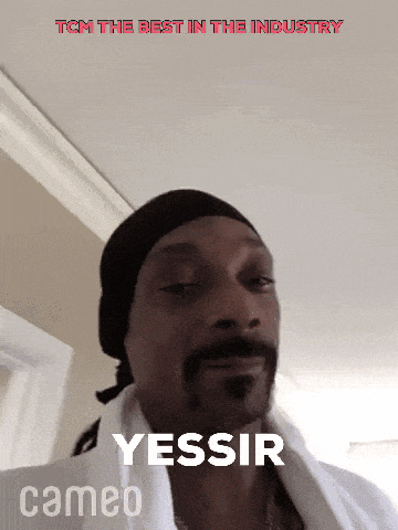 a picture of snoop dogg with the caption " yessir cameo "
