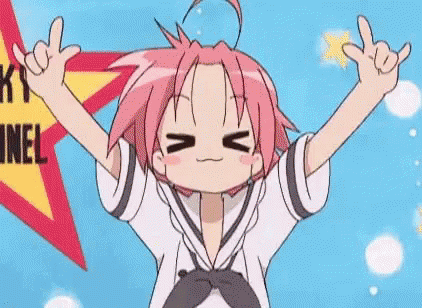 Lucky Star Excited GIF - Lucky Star Excited Cant Wait GIFs