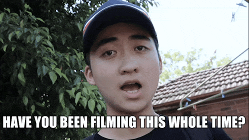 Philip Gu Filming GIF - Philip Gu Filming Have You Been Filming GIFs