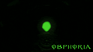 the word euphoria is on the green background
