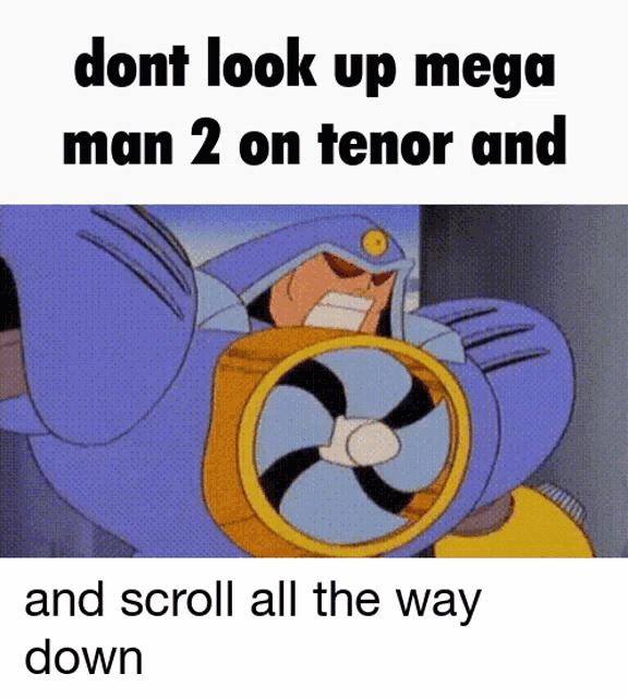 Dont Look Up Mega Man2 GIF - Dont Look Up Mega Man2 Megaman GIFs