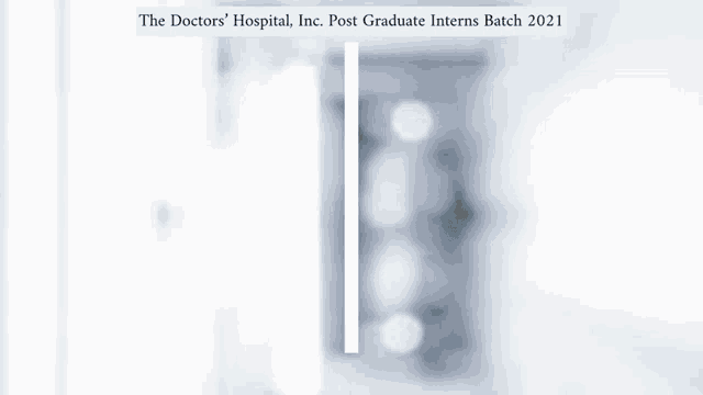 the doctors hospital inc. post graduate interns batch 2021
