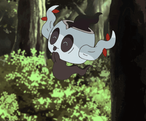 a cartoon drawing of a ghost with a witch hat on its head