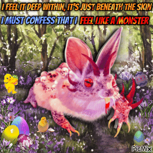 a picture of a frog with a caption that says i feel it deep within